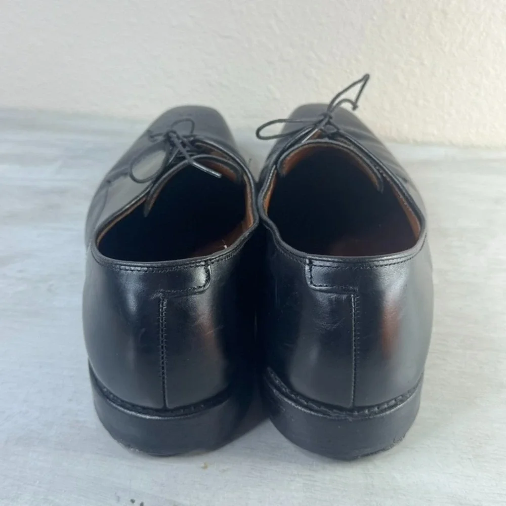 Allen Edmonds Flatiron Dress Shoes Mens 11.5 Black Leather Oxford Derby Lace Up
